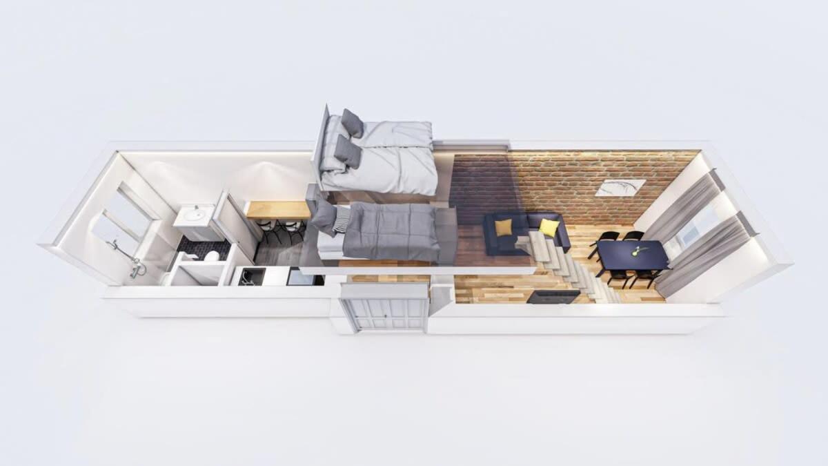 Apartament Industrial Style Self Checkin Street Parking *